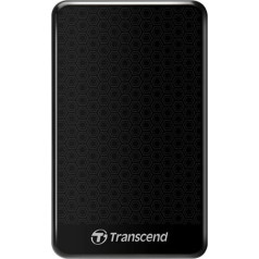 Transcend 2TB StoreJet 25A3 — ārējie cietie diski (vadu, melns, 5–55 °C, USB 3.0 (3.1 Gen 1) Type-A, triecienizturīgs, 3.0 (3.1 Gen 1))