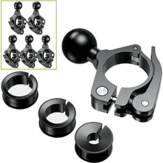 1 Inch Ball Mount Accessories Aluminium Alloy Suitable for Handlebar Mount Ball Compatible with 1 Inch Ball Pan Systems (R18*5)