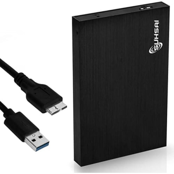 F32 pārnēsājams ārējais cietais disks USB 3.0 2,5 collu kabatas izmēra cietais disks dublēšana/atmiņa 500 GB krātuves paplašinājums HDD plāns cietais disks, saderīgs ar Mac PC klēpjdatoru galddatoru Chromebook datoru