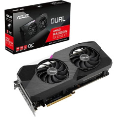 ASUS Dual Radeon RX6750 XT 12 GB OC Edition spēļu grafikas karte (AMD Radeon RX6750XT 12 GB GDDR6 atmiņa, 1x HDMI 2.1, 3x DisplayPort 1.4a, DUAL-RX6750XT-O12G)