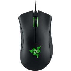 Razer DeathAdder Essential (2021) — Essential spēļu pele ar 6400 DPI optisko sensoru ar īstu 6400 DPI ergonomisku korpusu — melns