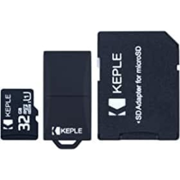 No Keple | MicroSD Class 10 32GB Micro SD atmiņas karte AKASO modeļiem: Brave 5 4 K/Brave 4 '4 K/V50/V50 Native/EK7000 Plus/EK7000/EK5000 Sporta darbības kameras Videokameras darbības kameras kameras | 32 GB SDHC UHS-I U1 (iekļauts USB un SD adapter