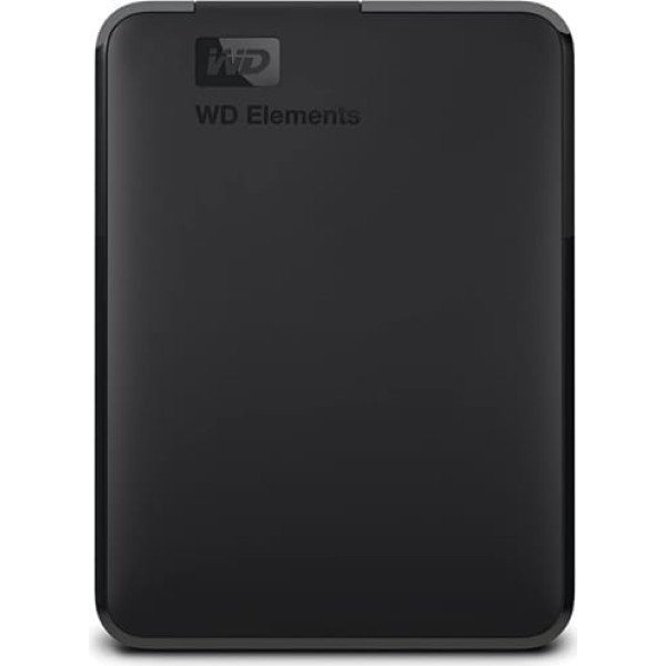 WD Elements portatīvais, ārējais cietais disks — 5 TB — USB 3.0 — WDBU6Y0050BBK-WESN