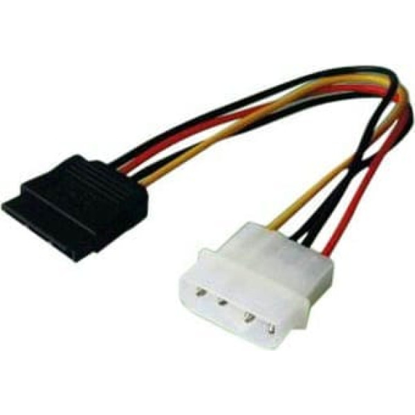 Sbox SATA POWER CABLE 15P-4P/TC- 0.25M SATA-POWER