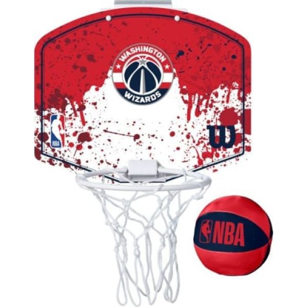 Basketbola aizmugure Wilson NBA Team Washington Wizards Mini Hoop WTBA1302WAS / Viens izmērs