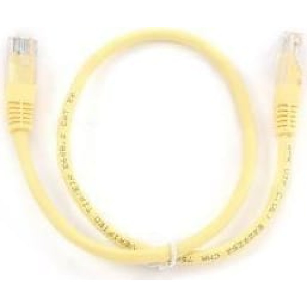 PATCH CABLE CAT5E UTP 0.5M/PP12-0.5M/Y GEMBIRD