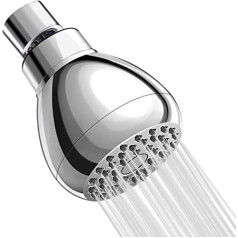 Goldmiky augsta spiediena 3 collu ūdeni taupoša dušas galviņa, hromēta 2,5 GPM dušas galviņa Jaudīga augstas plūsmas dušas galviņa vannas istabas spa dušai