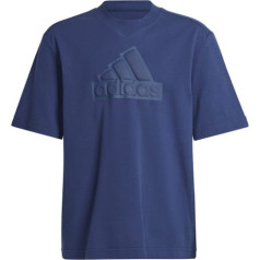 T-krekls adidas FI Logo Tee Jr IC9533 / tumši zils / 176 cm