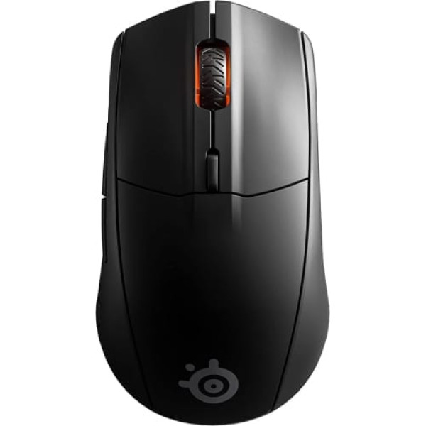 SteelSeries Rival 3 Wireless - Wireless Gaming Mouse - Over 400 Hours Battery Life - Dual Wireless 2.4 GHz and Bluetooth 5.0 - 60 Million Clicks