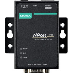 Moxa Serial Device Server 1 ports RS-232/422/485 Pack of 1