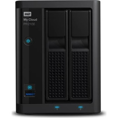 WD 4TB My Cloud Pro PR2100 Pro Series 2-Bay Network Attached Storage - NAS - WDBBCL0040JBK-EESN