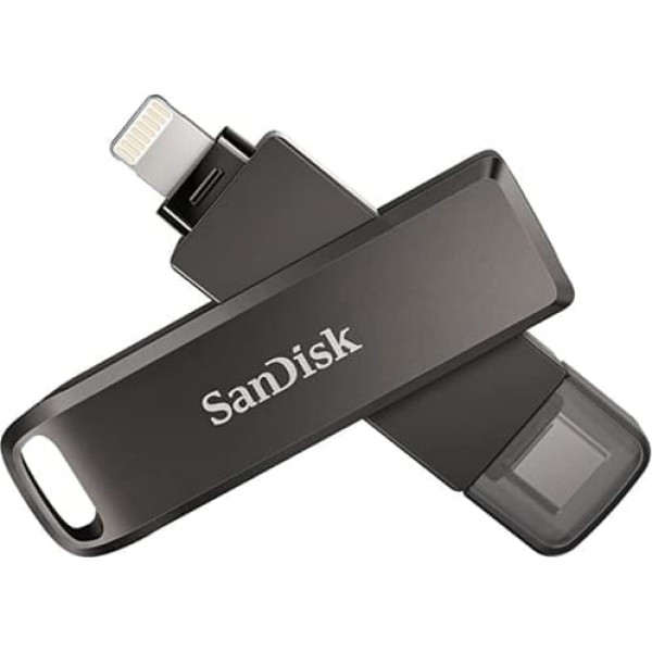 SanDisk iXpand USB zibatmiņas disks iPhone un iPad ierīcēm.