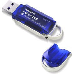 USB-stick 8GB Integral USB3.0 Courier FIPS197 Win/MAC mazumtirdzniecība