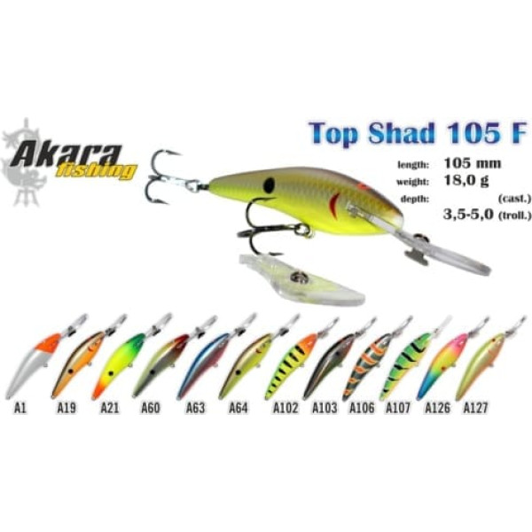 Vobleris AKARA «Top Shad» 105 F