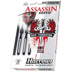 Harrows Ecēšas Assassin šautriņas 85% Softip HS-TNK-000013252/18 gR A