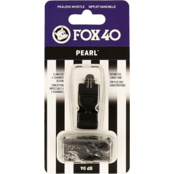 Whistle Pearl Fox 40 + melna / N / A virkne