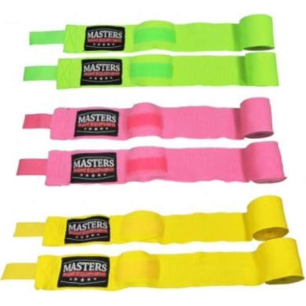 Masters Elastīgās boksa lentes BBE-2.5 13035-042.5 / dzeltens