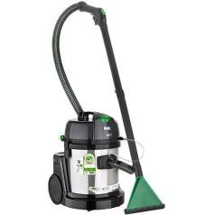 Fakir Premium SR 9800 S / Wet Dry Vacuum Cleaner, Carpet Cleaner, Multi-Purpose Vacuum Cleaner, 4.3 Litre Water Tank – incl. Upholstery, furniture & crevice nozzle, 5 bar pump pressure – 1,600 watts