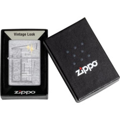 Zippo šķiltavas 49801 Retro Zippo Design