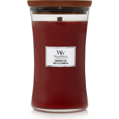 Woodwick oblong scented candle with crackling wick