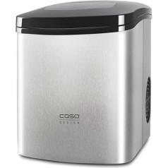 Caso 3304 IceMaster EcoStyle Ice Cube Machine, 18/8 Stainless Steel, 1.7 Litres, Silver