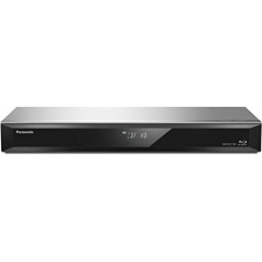 Panasonic DMR-BCT765AG Blu-Ray atskaņotājs un ierakstītājs ar Twin HD DVB-C uztvērēju, 500 GB cietais disks, 4K palielināšana, Ultra HD, vienlaicīga ierakstīšana, viedā gatavība, sudraba krāsa