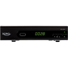 Xoro HRS 8659 digitaler Satelliten-Receiver ar LAN Anschluss (HDTV, DVB-S2, HDMI, SCART, USB 2.0 Media Player) Schwarz