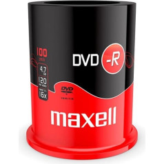 DVD-R, 100PK SPINDLE Bpsca Maxell 275611 – AV12102 no plkst.