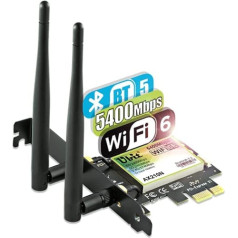 Ubit PCIE bezvadu WiFi tīkla kartes divjoslu gigabitu adapteris