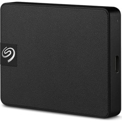 Seagate Expansion SSD 500 GB, ārējais SSD, 2,5 collas, USB C/3.0, PC un Mac, 1000 MB/s, 3 gadu datu glābšanas pakalpojums, modeļa Nr.: STLH500400