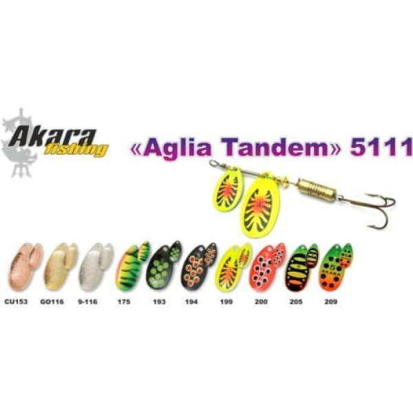 Māneklis AKARA «Aglia Tandem» Basic 5111 RT