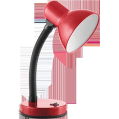 Orno FUPI, настольная лампа, 40Вт, E27, сталь + пластик, красный