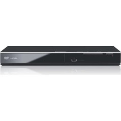 Panasonic DVD-S700EG-K DVD atskaņotājs (vairāku formātu atskaņošana ar xvid, MP3 un JPEG, USB 2.0, HDMI, SCART, CD izvilkšanas funkciju) - melns