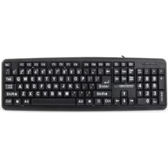 Esperanza Florida EK129 tastatūra (usb 2.0; (us); melna