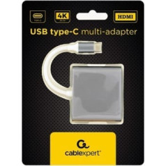 Gembird USB type-C multi-adapter (USB type C; USB 3.0, HDMI)