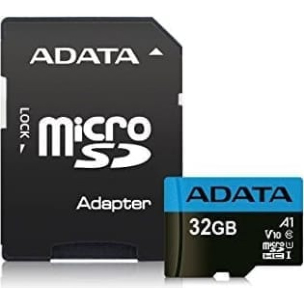 MEMORY MICRO SDHC 32GB W/ADAP./AUSDH32GUICL10A1-RA1 ADATA