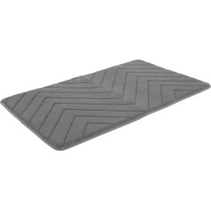 Beldray MFBEL22511GRYEU7 Chevron Bathmat grey