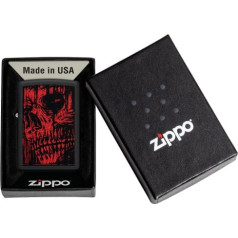 Zippo šķiltavas 49775 Red Skull Design