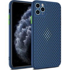 Fusion Accessories Fusion Breathe Case Silikona Aizsargapvalks Priekš Apple iPhone 12 Pro Max Zils