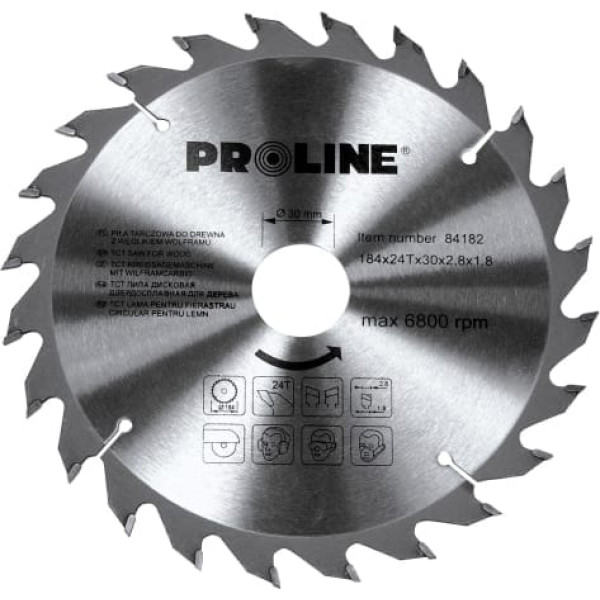 Proline Koka ripzāģis 152*24t*20/16mm prolīns