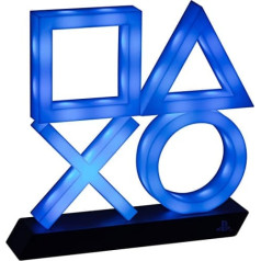 Paladone Playstation 5 Icons Light PS5 XL — oficiāli licencēts produkts, PP7917PS, balts/melns