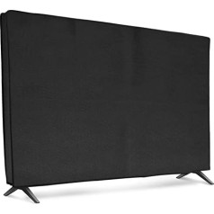 kwmobile 43 Inch TV Case - TV Screen Protector Cover - TV Screen Dust Cover - Black