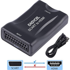 EASYCEL SCART-HDMI pārveidotājs, SCART-HDMI pārveidotājs, SCART-HDMI adapteris