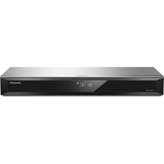 Panasonic DMR-UBC70EGS UHD Blu-ray ierakstītājs (500 GB HDD, 4K Blu-ray disks, 4K VoD, UHD TV uztveršana, 2x DVB-C/T2 HD uztvērējs, sudraba krāsa)