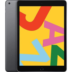 2019. gada Apple iPad (10,2 collas, Wi-Fi, 128 GB) Space Grau (Generalüberholt)