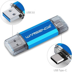 USB zibatmiņa 64 GB C tipa USB zibatmiņa 3.0 128 GB 64 GB 32 GB C tipa Android ierīcēm / PC/Mac