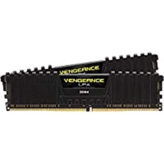 Corsair Vengeance LPX 32 GB (2 x 16 GB) DDR4 3600 MHz C18, augstas veiktspējas darbvirsmas RAM komplekts (AMD optimizēts) — melns