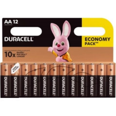 Duracell AA / MN1500 Alkaline LR6 1.5V Baterijas 12gab.