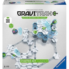 Ravensburger GraviTrax Power Starter komplekta palaišana — paplašināms marmora skrējiens ar elektroniskiem elementiem un tālvadības pulti Marble Run izglītojoša rotaļlieta un celtniecības rotaļlieta bērniem no 8 gadiem