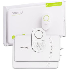 JABLOTRON Nanny BM-03 Baby Monitor for Breathing Monitoring, 2 x Sensor Mats, Breathing Monitor for Babies from 1 kg, Medically Certified Baby Monitor, Made in the EU